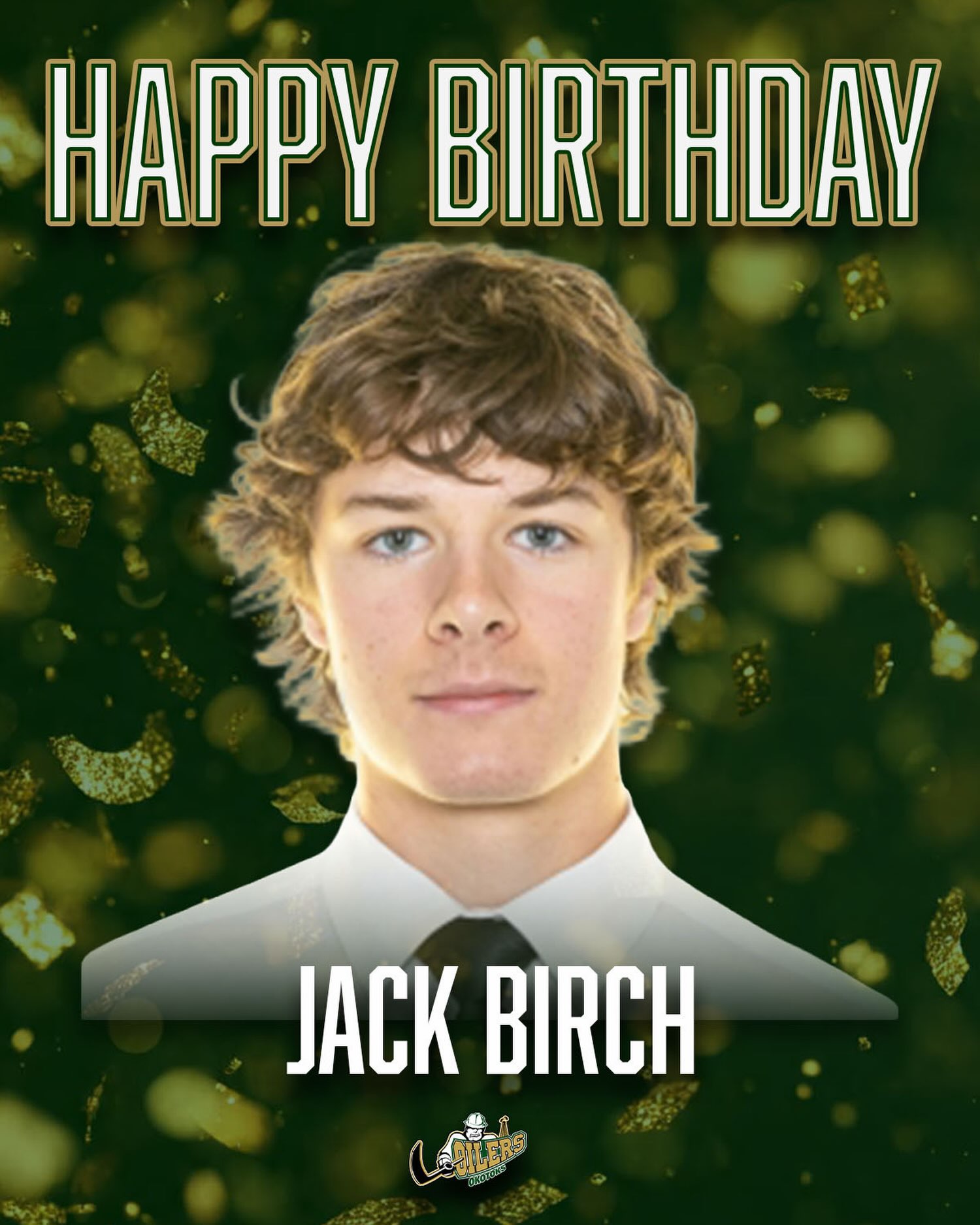 Help us wish @jackbirch16 a fantastic belated 20th birthday!!! 🎂 🎉🎁🎈

#OkotoksOilers #BCHL