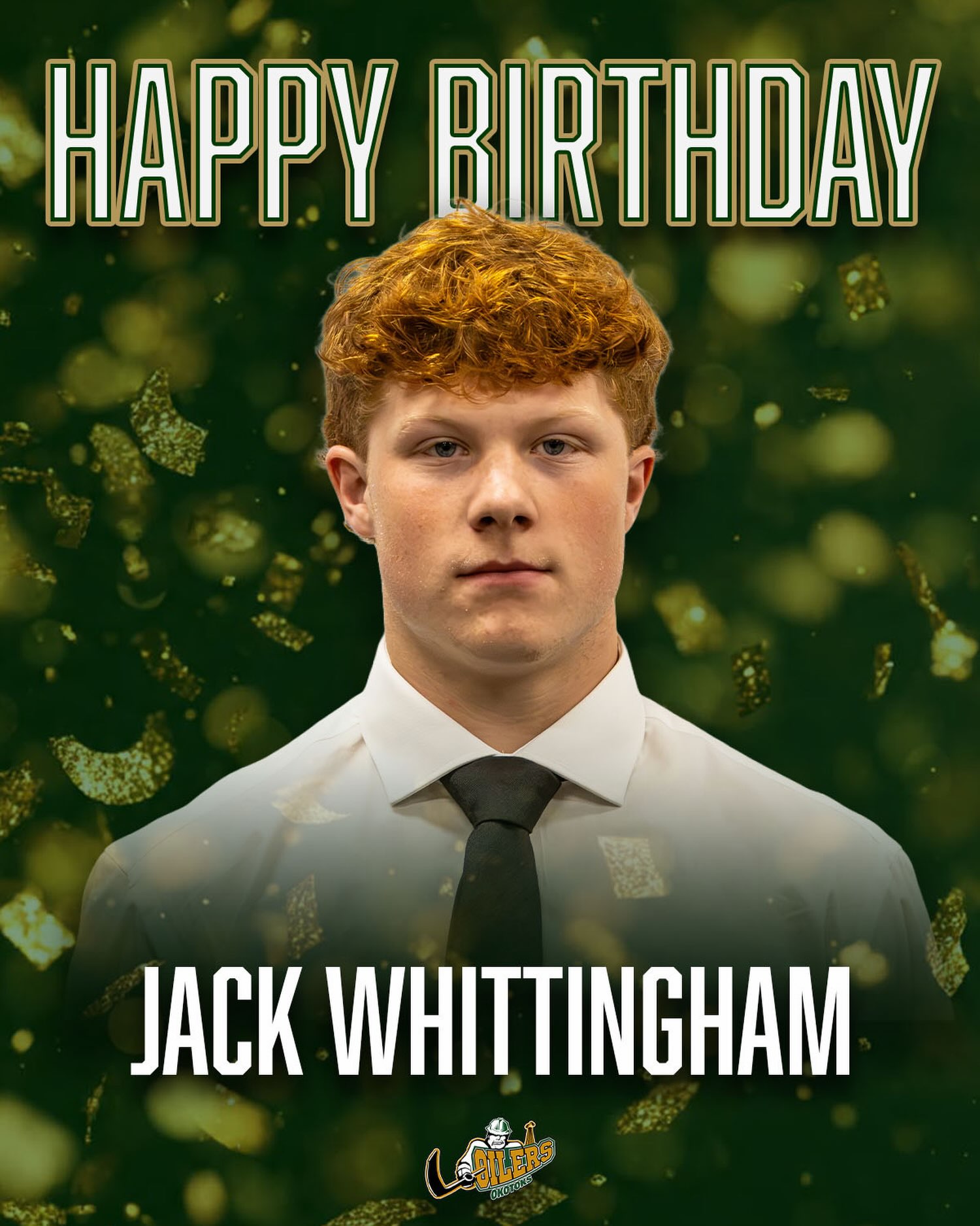 Help us wish @jack_whitt11 a fantastic 18th birthday!!! 🎂 🎉🎈🎁

#OkotoksOilers #BCHL