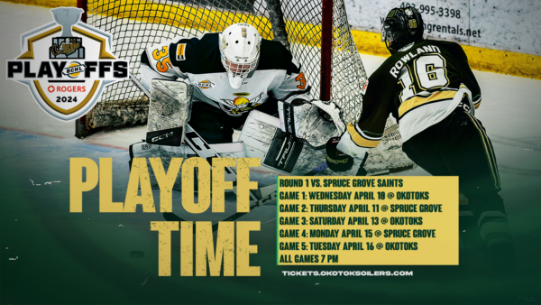 Okotoks Oilers to take on Spruce Grove Saints in team’s first-ever BCHL playoff series