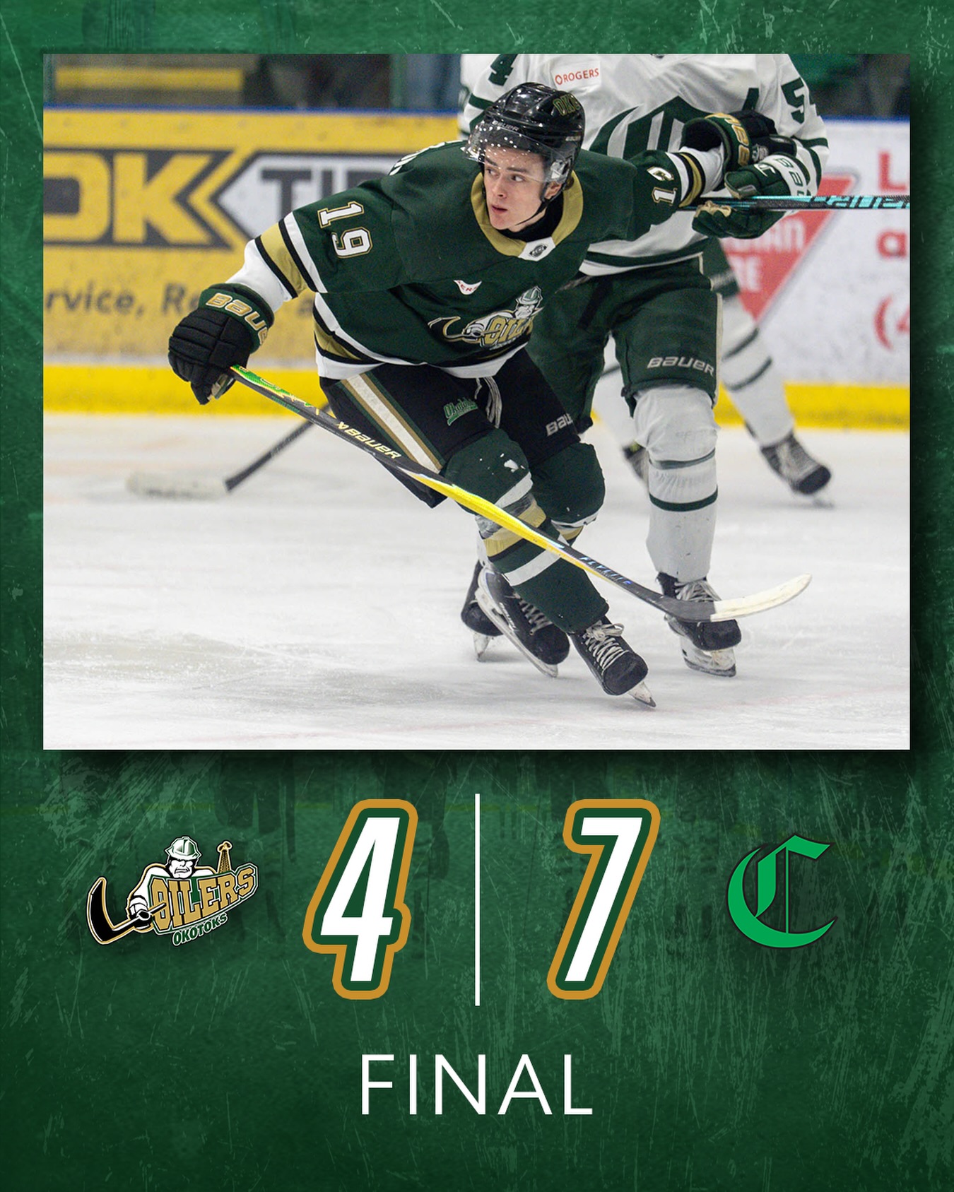 Not our night.

#BuiltAlbertaStrong | #BCHL