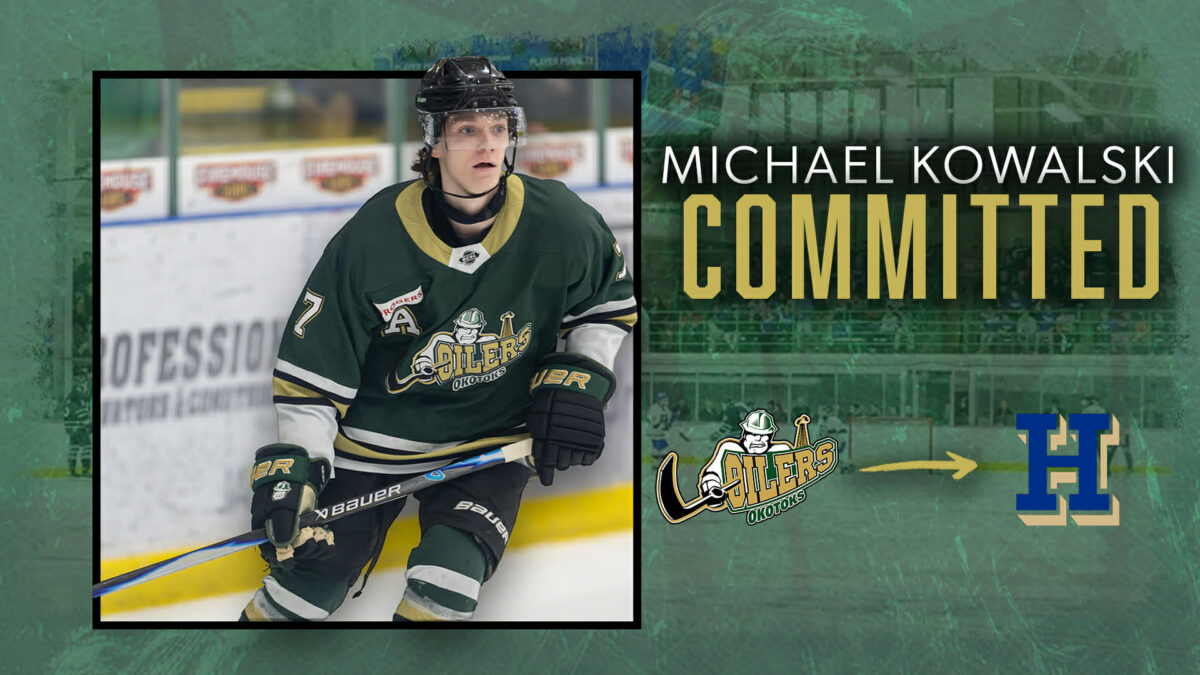 Michael Kowalski. (Chad Goddard/Okotoks Oilers and Kiana Briscoe/Okotoks Oilers)