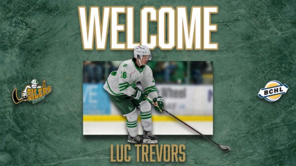 Oilers acquire local talent Luc Trevors in a trade with Cranbrook