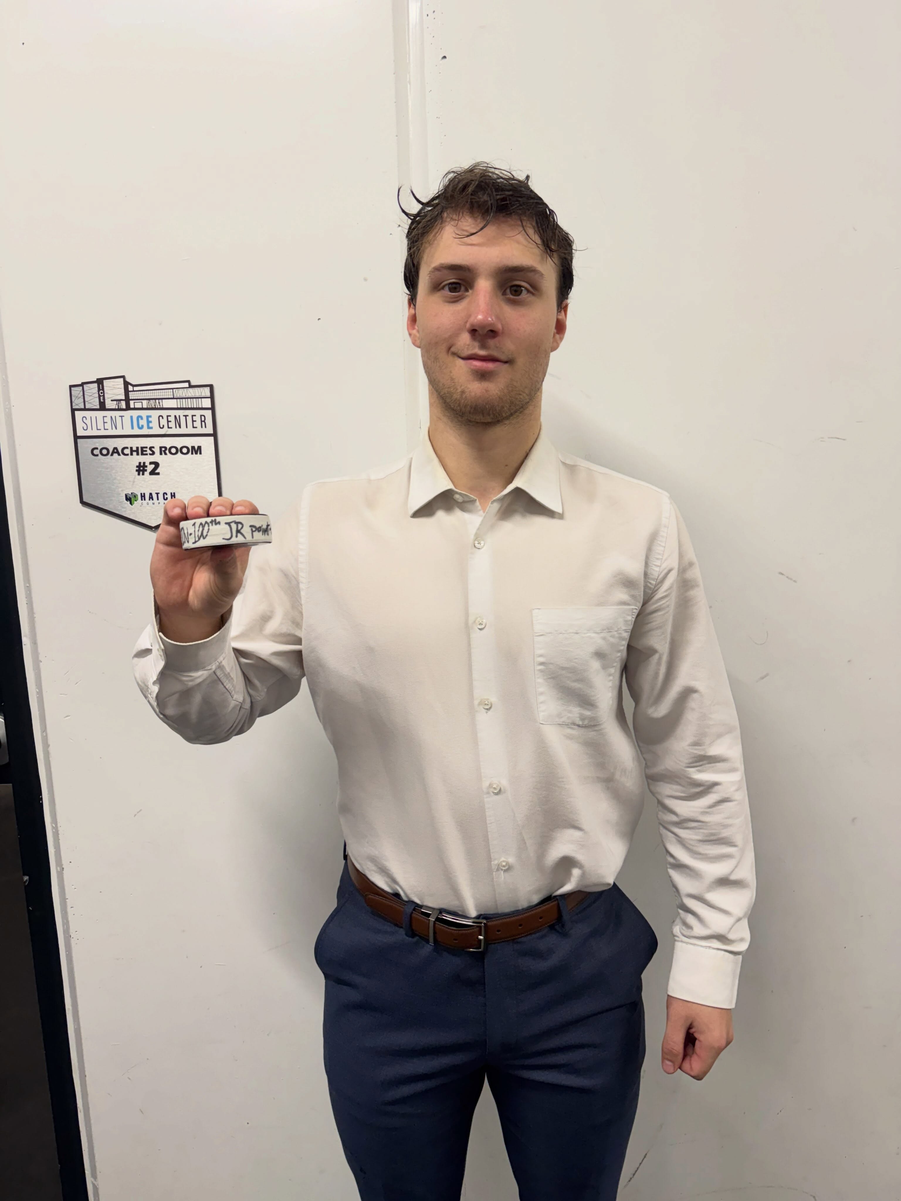 Congratulations to Marek Beaudoin for earning his 100th junior point tonight against his former team, the Powell River Kings.

#OkotoksOilers #BCHL #Beaudoin